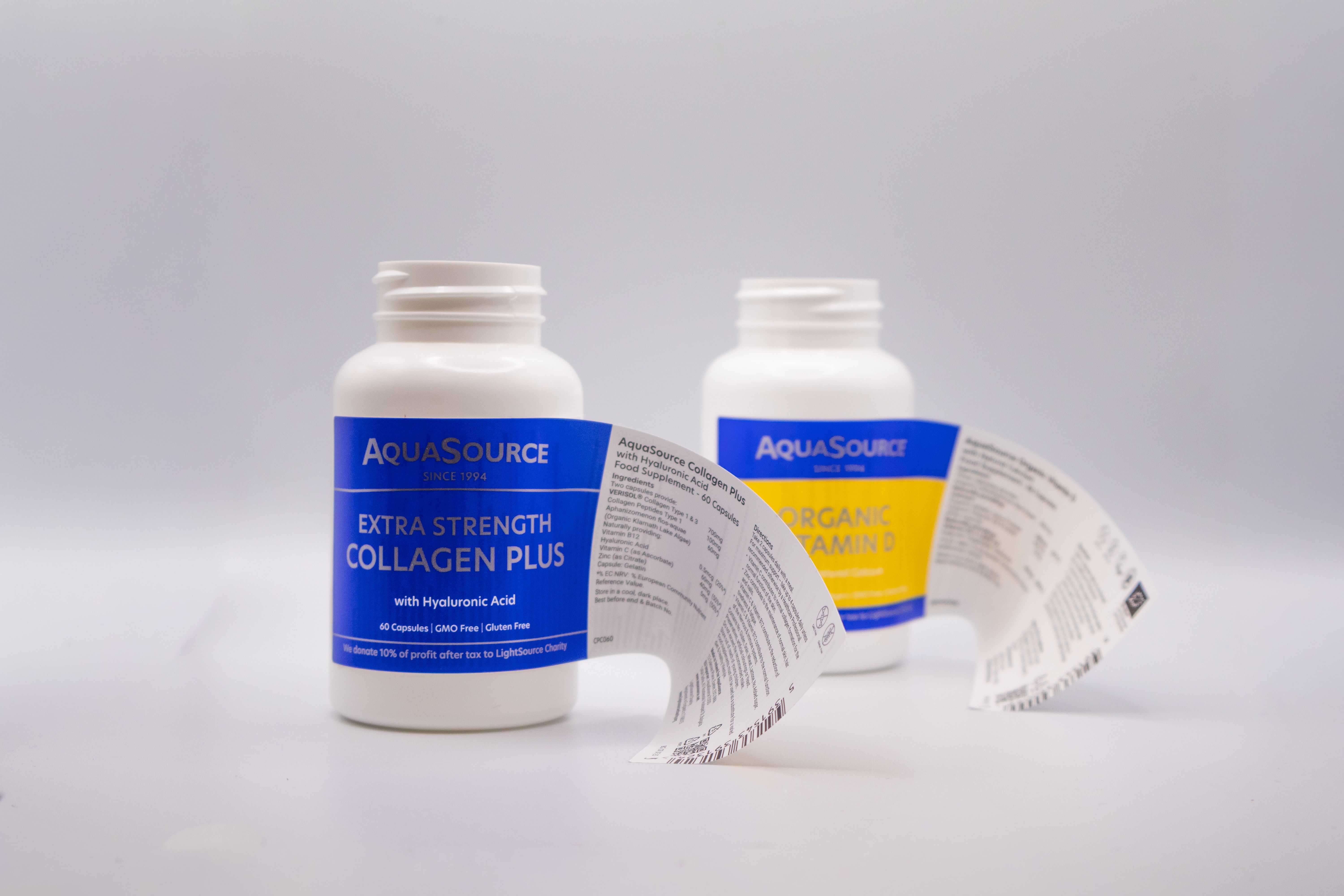 Gold suppliment labels